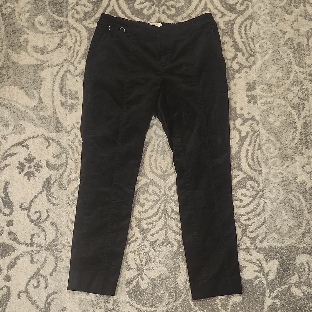 Anthropologie Crushed Velvet Skinny Pants